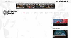 Desktop Screenshot of electronicgroove.com